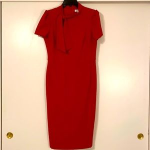 Liz Claiborne Cabaret Red Body Con Dress